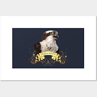 Fishing eagle Posters and Art